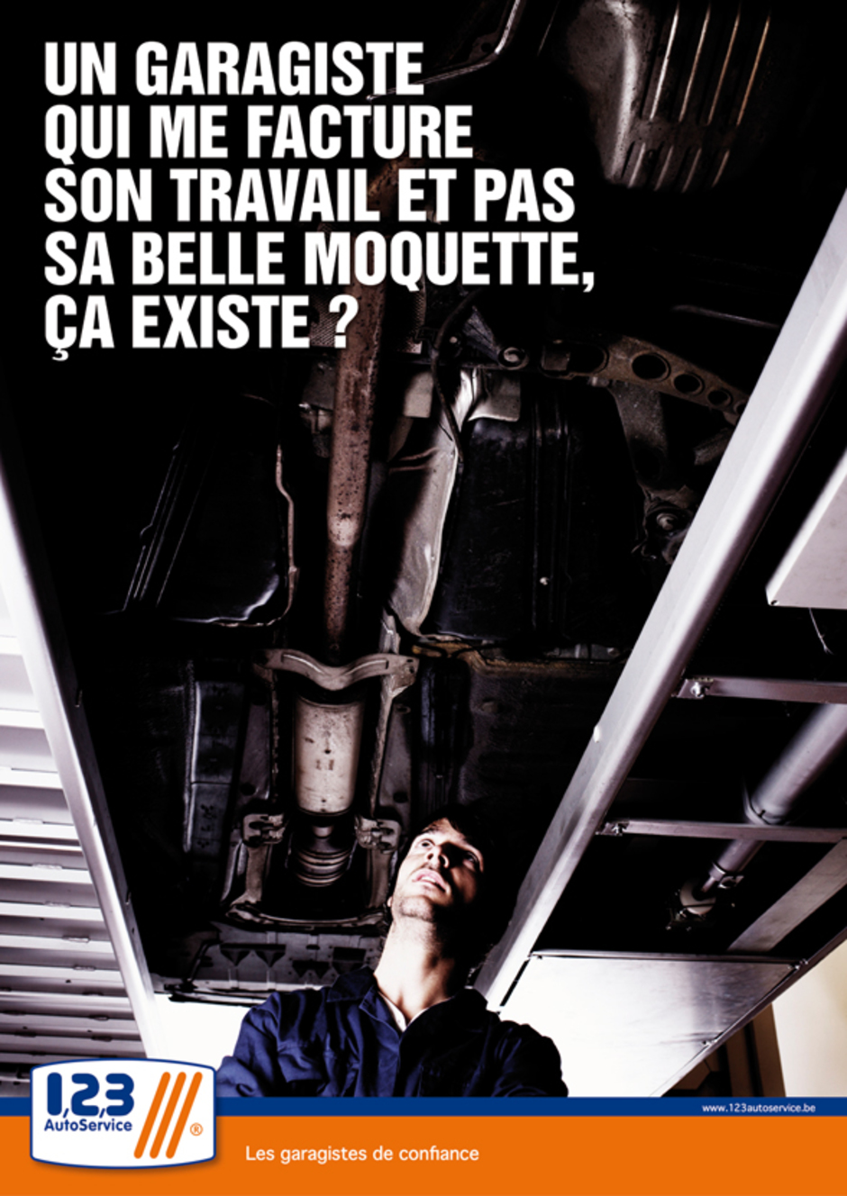 1, 2, 3 AutoService, ad, poster