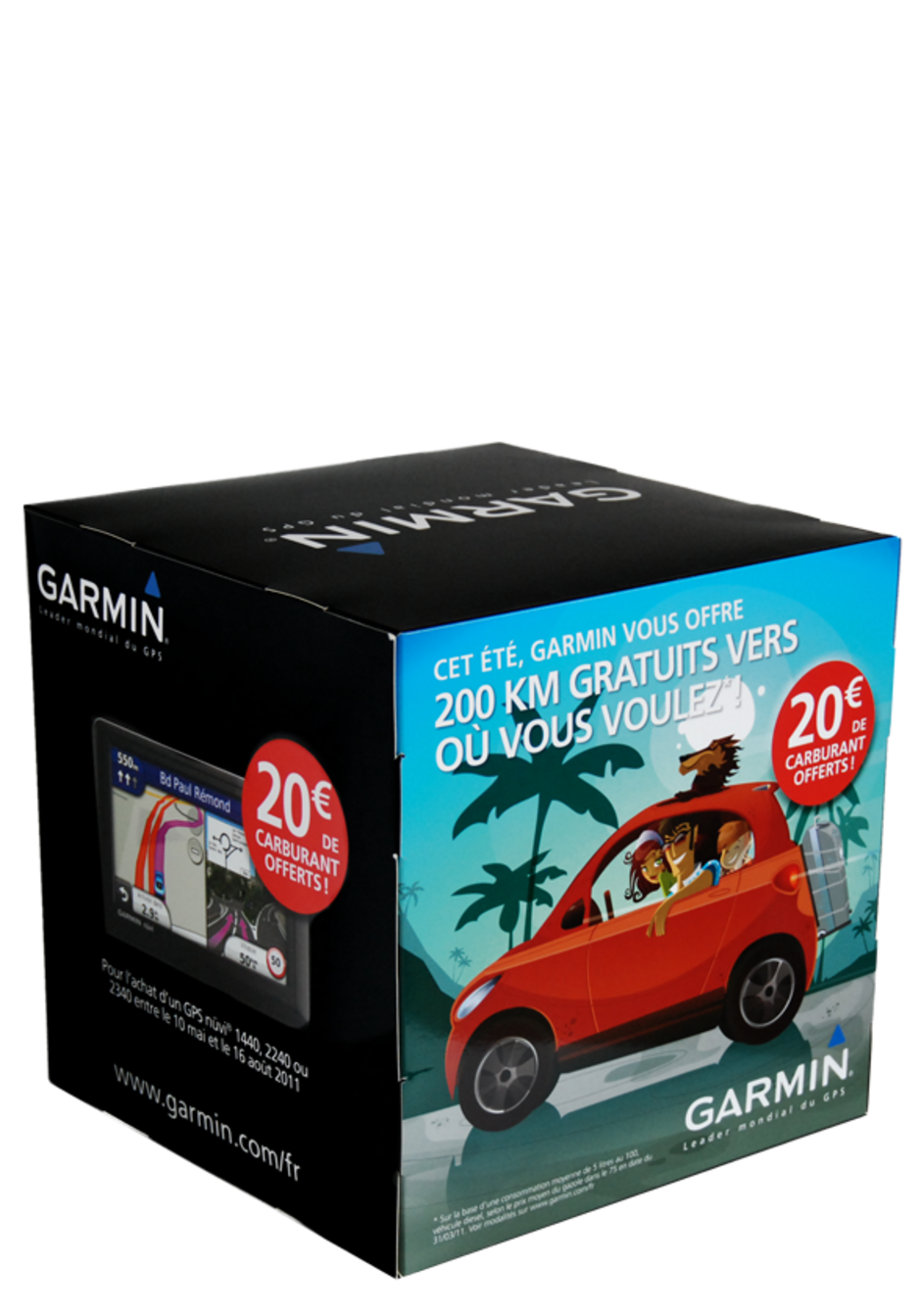 Garmin France, promo été 2012, POS