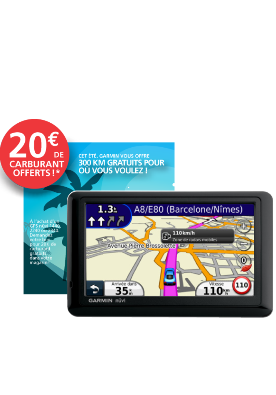Garmin France, promo été 2012, POS