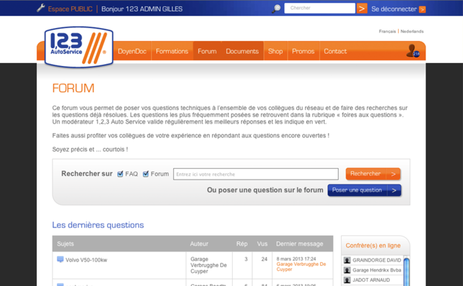 1,2,3 autoservice, website