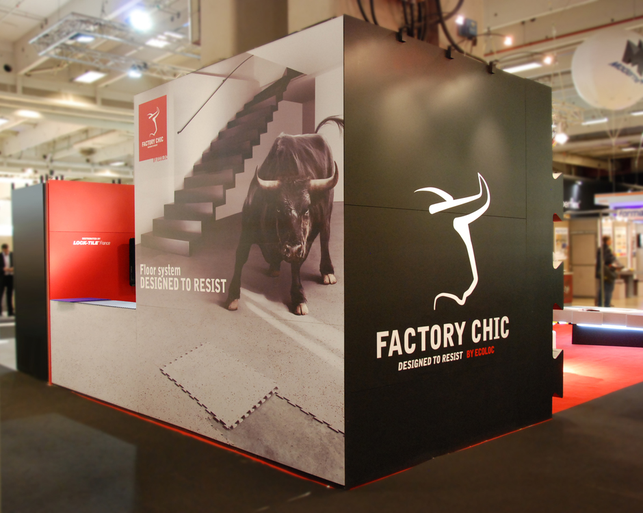 Ecoloc, Factory Chic, Batimat, salon Batimat, stand